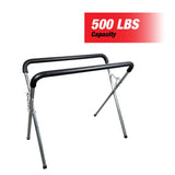 LAUCO Portable Workbench Folding Stand, 500 Pound Capacity Foldable Portable Work Stand , Heavy-Duty Bumper Stand for Garage and Shop LAUCO