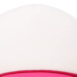 MR.R Sublimation Blank Polyester Mesh Cap Mesh Hat Two Tone Trucker Summer Mesh Cap with Adjustable Snapback,Rose Red,2 Pieces per Pack MR.R