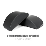 PowerPress Hat Heat Press Machine for Caps with 2pcs Interchangeable Platens -Black PowerPress