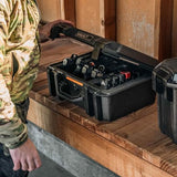 Pelican Vault V300-5 Pistol and 19 Magazine Pre-Cut Foam Gun Case (Black) Pelican