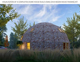 45 ft Wooden Dome Frame Kit – Large Geometric Timber Structure System | Prefabricated Architectural Dome Frame Components
