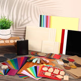 Tondiamo 137 Pcs Laser Material Explore Kit Laser Cutting Materials Engraving Material Accessories Including Acrylic, Wood, Metal, PU Leather, Fabric, Rock, Rubber Materials for Laser Cutter Engraver Tondiamo