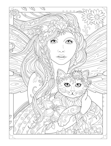 Creative Haven Magical Fairies Coloring Book (Adult Coloring Books: Fantasy)