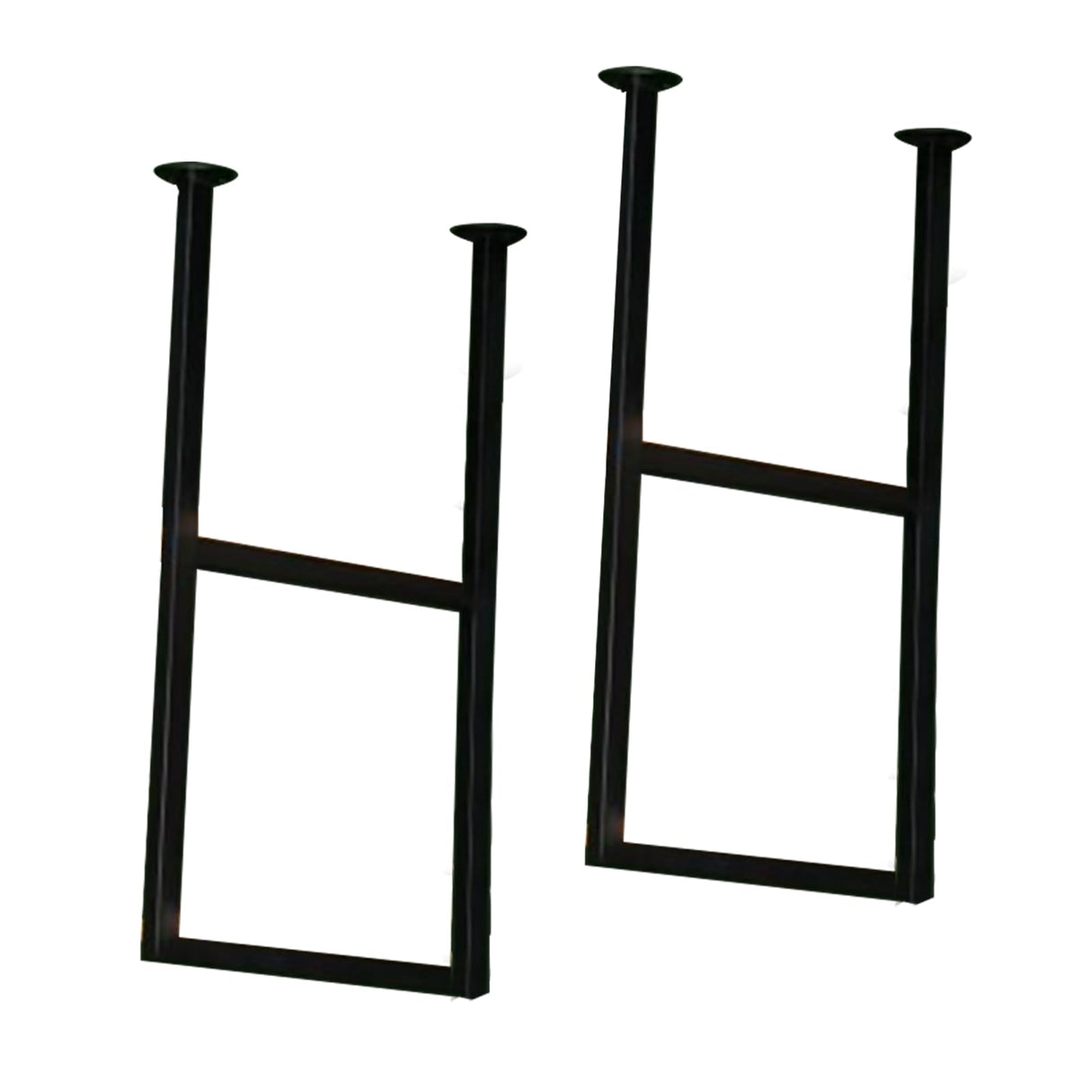 Altovexis 32X12 in Ceiling Shelf Bracket, 2 Two Tier U Shape Hanging Storage Shelves Mounted Decor Bookshelf Flower Plant Stand Display Racks No Planks for Room Bedroom Kitchen Garage Bar Bistro Altovexis