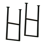 Altovexis 32X12 in Ceiling Shelf Bracket, 2 Two Tier U Shape Hanging Storage Shelves Mounted Decor Bookshelf Flower Plant Stand Display Racks No Planks for Room Bedroom Kitchen Garage Bar Bistro Altovexis