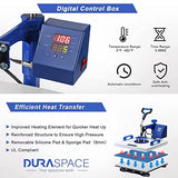 ENPAP Heat Press 15x15 Inch 8 in 1 Heat Press Machine 360-Degree Swing Away Digital T Shirt Press Machine Multifunction Sublimation Combo for T Shirts Mugs Hat Plate Cap Bottle ENPAP