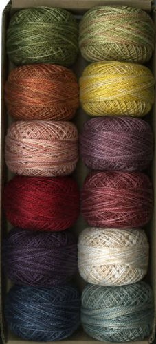 Valdani Perle Cotton Size 8 Embroidery Thread Fan Favorite Sampler Set Valdani