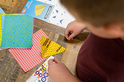 Bendon TS Shure Paper Airplanes Mini Activity Tin with 20 Paper Airplanes and Sticker Sheet 50435 Bendon