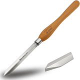 UF-SHARP Diamond Parting Tool for Wood Lathe 3/16 inch Thick, M2 Cryo HSS Wood Turning Tools with Beech Wood Handle UF-SHARP