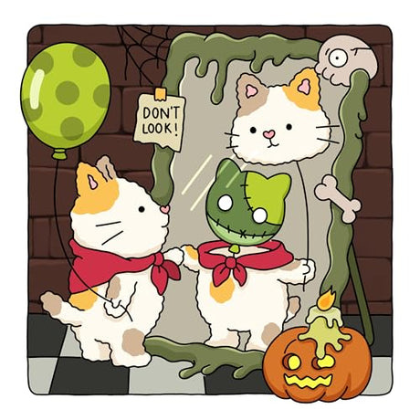 Spooky Fuzzy: Cute Creepy Coloring Book for Adults and Teens for Relaxation (Fuzzy Friends Coloring) Vivi Tinta