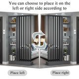 Room Divider with Shelves, Entrance Hall Partition Screen Column Floor to Ceiling - Freestanding Room Divider with Storage Shelf, Easy Assembly Freestanding Decor for Bedroom, Office Horseo