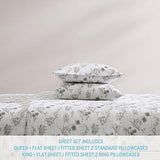 Tommy Bahama - Queen Sheets, Cotton Percale Bedding Set, Crisp & Cool, Stylish Bedding Set (Vintage Map Brown, Queen) Tommy Bahama