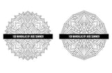 Mandala Coloring Book: For Adults with 100 Magical Mandalas WoodArtSupply