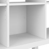 Broadview 6-Cube Storage Bookcase in Pure White Bush Business Furniture