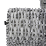 YOPTO 8-Piece Outdoor Furniture Couch Set,Rattan Patio Conversation Sectional Sofa Set with Adjustable Table,Recliners W/Extendable Side Tables & 2 Movable Ottomans,for Patio,Lawn,Backyard,Pool,Beige YOPTO