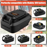 Battery Adapter for makita 18V Lithium Battery Convert to for Black+Decker 20V LBXR2020 LBX20 LBXR20 Battery Use for Black+Decker 20V Cordless Power Tool (Adapter only) UNIKI