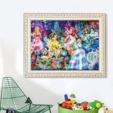Better Selection Six Princesses Diamond Art Kit for Adults, 5D Full Drill DIY Arts & Crafts Bling Artwork Decor Gift Set with Crystal Rhinestone Gems 13.8x17.7 inch Better Selection
