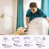 NapQueen King Size Mattress, 6 Inch Anula Green Tea Infused Memory Foam Mattress, King Size Mattress Bed in a Box, CertiPUR-US Certified Mattress NapQueen