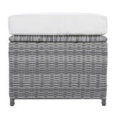 YOPTO 8-Piece Outdoor Furniture Couch Set,Rattan Patio Conversation Sectional Sofa Set with Adjustable Table,Recliners W/Extendable Side Tables & 2 Movable Ottomans,for Patio,Lawn,Backyard,Pool,Beige YOPTO