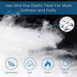 Cozynight Down Alternative Comforter-All Season Queen Comforters Duvet Insert with Corner Tabs-Lightweight Breathable Reversible White Comforter 90x90 inches Cozynight