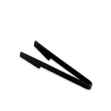 Kuhn Rikon 6-Inch, Black Small Silicone Chef's Tongs KUHN RIKON