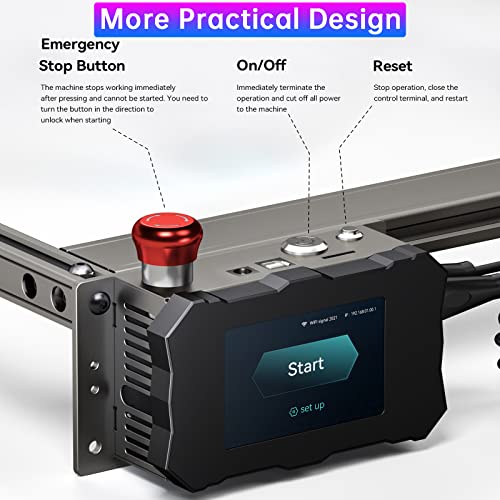 ATOMSTACK S10 Pro Laser Engraver, Laser Engraving Machine, Laser Class 4,10000mW Optical Dual Compressed Spot Laser Cutter for 10-20mm Wood and Acrylic DIY Cutting, Support Offline Engraving KoveYzao