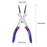 WORKPRO 8" Welding Pliers, Multi-Functional CR-V Steel Welding Pliers for Welding, Electrical, Mechanical, Workshop and Home Use WORKPRO