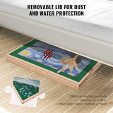 VEVOR 1500 Piece Puzzle Table with Folding Legs, 4 Drawers and Cover, 32.7"x24.6" Wooden Jigsaw Puzzle Plateau, Adjustable 3-Tilting-Angle Puzzle Board, Puzzle Storage System for Adults, Gift for Mom VEVOR