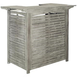 Safavieh Outdoor Collection Monterey Teak Bar Table - Teak Brown Safavieh