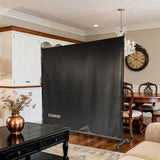 Room Divider, 73x75inch Large Single Panel Privacy Screen with Wheels,Thickened Fabric,Portable Partition Wall for Room Separation,Freestanding Room Separator for Indoor Office,Bedroom,Outdoor Patio XGMDD