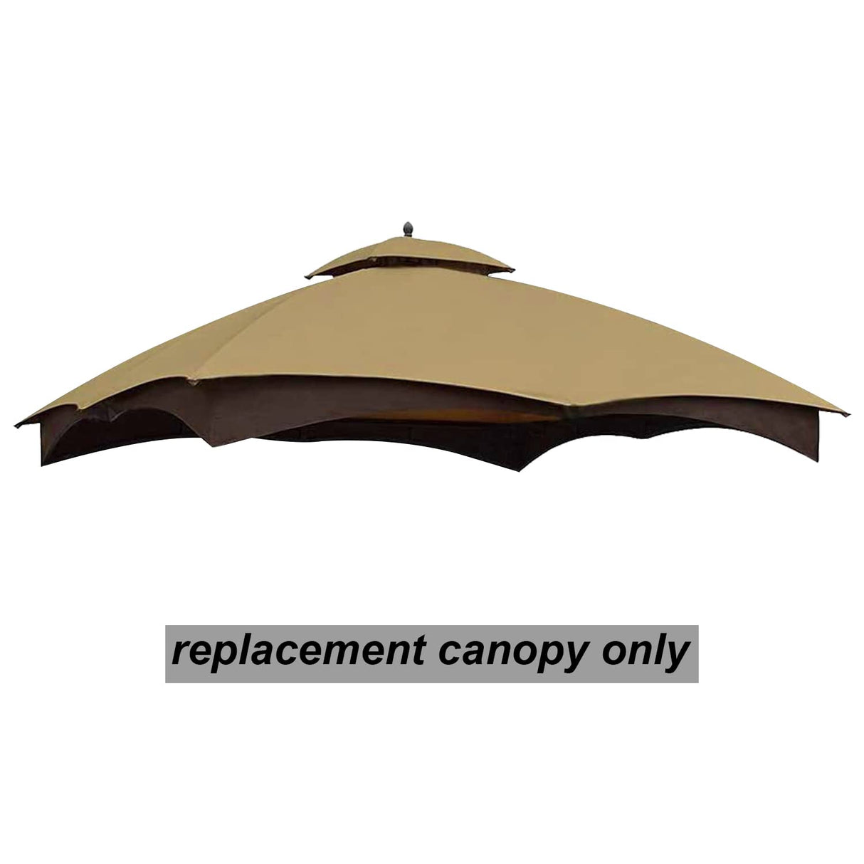 ABCCANOPY Gazebo Replacement Canopy Top for Lowe's Allen Roth #GF-12S004B-1, Beige ABCCANOPY