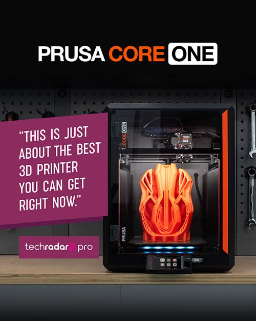 Original Prusa CORE One, Ready-to-use FDM 3D Printer, Assembled and Tested, Removable Print Sheets, 1kg Prusament PLA Spool Included, Print Size 9.8 x 8.6 x 10.6 in ORIGINAL PRUSA