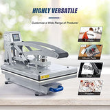 CREWORKS Auto Open Heat Press Machine with Slide Out Base, 16x20 Inch Clamshell Heat Press, Digital Clam Heat Press for T Shirts Bags Mouse Pads, Home Heat Transfer Machine for Gifts Charity CREWORKS