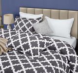 King Comforter Set 3 Piece Grey by Utopia Bedding, Printed Comforters King Size, Bedding Comforters Sets, Down Alternative Soft Bed Set, 1 Comforter (90 x 102 inches) 2 Pillow Shams (20 x 36 inches) Utopia Bedding