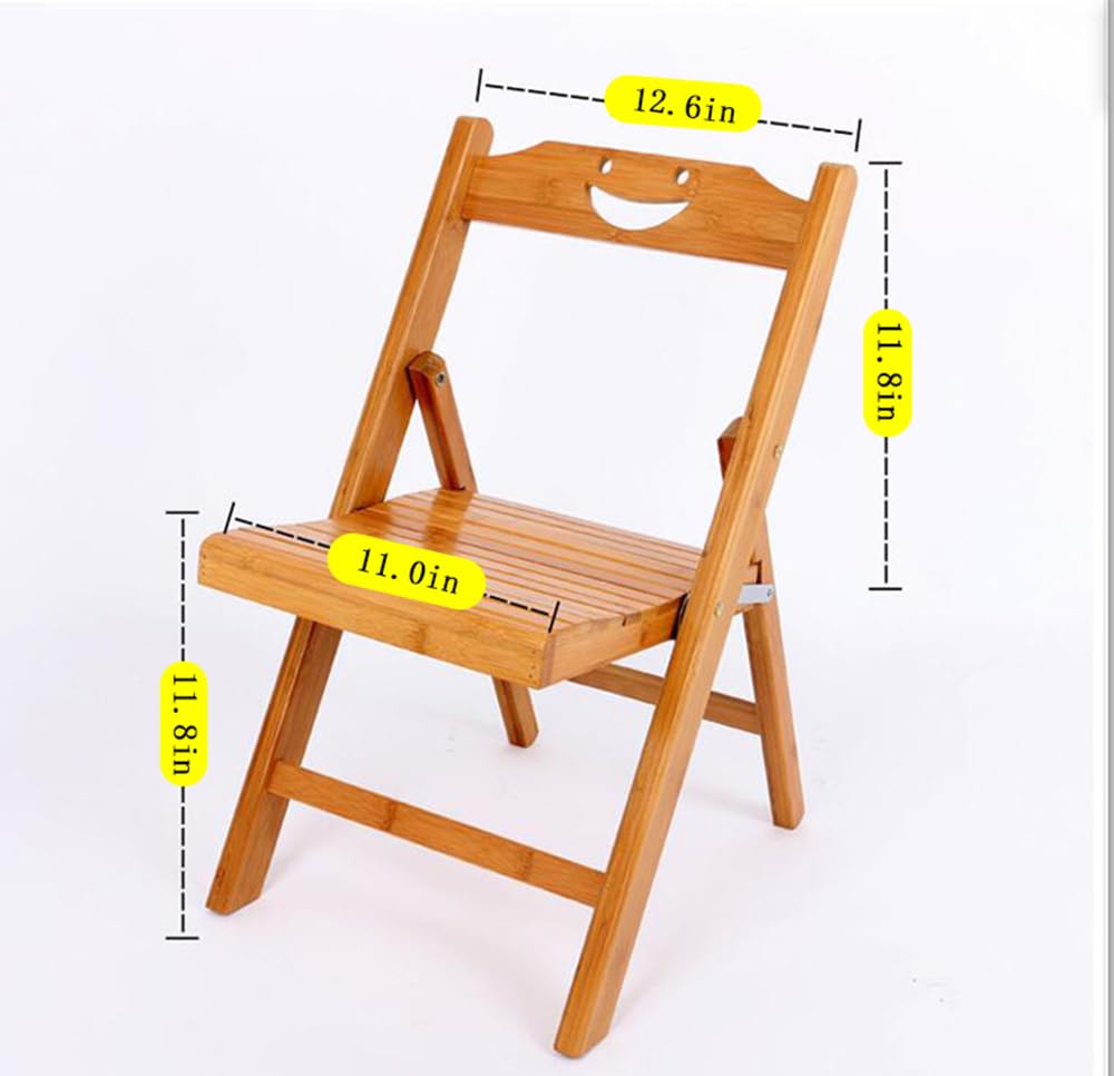 RZGZKLSH Bamboo Folding Chair,Portable Folding Chair for Indoor and Outdoor Use,Suitable for Picnics,Camping,Outdoor Concerts,Easy to Carry and Store(Primary Colour) - WoodArtSupply