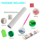 Pixendra Landscape Diamond Art Kits for Adults,DIY 5D Sakura Diamond Painting Kits for Beginners,Bridge Round Full Drill Diamond Dots Picture Gem Art Craft for Home Wall Gifts 15.7x27.5 inch Pixendra