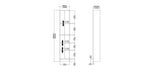 Tvilum Element 5 Shelf Narrow Bookcase, White Tvilum