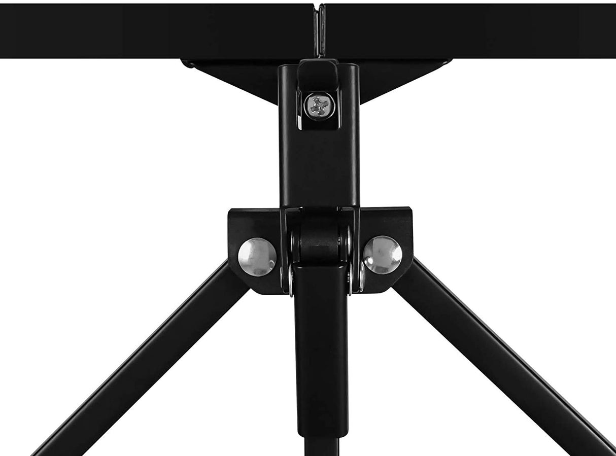 HealSmart Heavy Duty 3-Tier Foldable Metal Rack, 14.96" D x 27.95" W x 34.25" H Storage Shelving Unit 750 lbs with Wheels Moving Organizer Shelves for Garage Kitchen, Black HealSmart