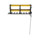 Permasteel Power Tool Organizer Wall Mount - 150 Lbs Load 3-Layer Heavy Duty Metal Storage Rack with Charging Station, Holds 6 Drills, 9 Hand Tools and 16 drill bits for Garage and Workshop, Yellow Permasteel