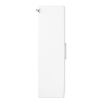 Prepac HangUps Narrow Wall Mounted Garage Storage Cabinet, Tall Storage Organizer Cabinet, 18" W x 72" H x 20" D, White