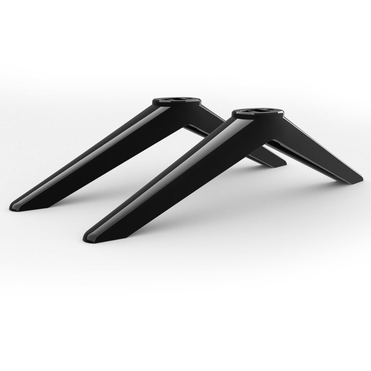 Dinghosen 43 Inch TV Stand for Samsung TV Legs, for UN43NU6900F UN43NU6950FXZA 43" Class 4K (2160p) Ultra HD Smart LED TV, for Samsung TV Stand Legs, with Screws, Black Dinghosen