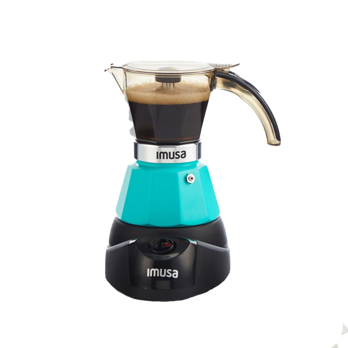 Imusa 3 or 2cup Electric Espresso Maker, Teal Imusa