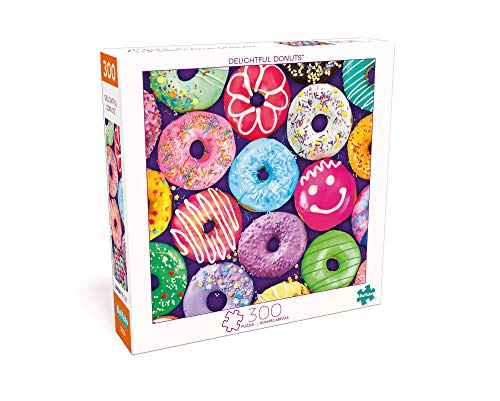 Buffalo Games - Delightful Donuts - 300 Large Piece Jigsaw Puzzle Multicolor, 18"L X 18"W Buffalo Games