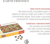 Pomegranate 500-Piece Circular Jigsaw Puzzle for Adults, Justin Lovato's Flower Mandala, Matte Finish, Snug Fit Pomegranate