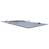 RACK Virgo Table Tennis Conversion Top for Billiard/Pool Table (Gray) RACK