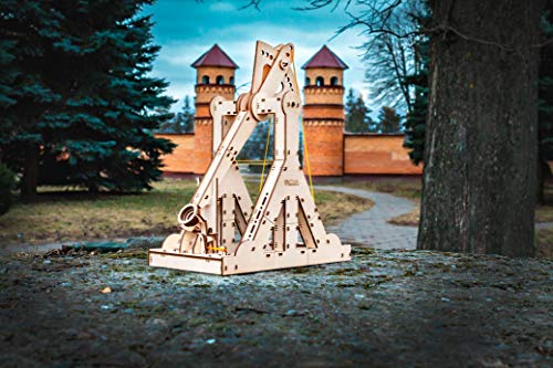 Eco Wood Art 3D Puzzle Trebuchet EWA Eco-Wood-Art