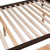 Harper & Bright Designs Twin Over Full Wood Bunk Bed with Drawers and Built-in Storage Cabinets for Kids Girls Boys,Espresso Harper & Bright Designs
