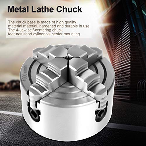 3.15 Inch 80 mm Lathe Chuck Independent Reversible Jaw for Lathe Machine 4 Jaw Lathe Chuck ZJchao