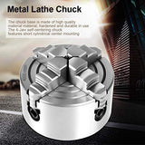 3.15 Inch 80 mm Lathe Chuck Independent Reversible Jaw for Lathe Machine 4 Jaw Lathe Chuck ZJchao