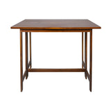 Casual Home Solid Wood Folding Convertible Dining Console Table, 40" W x 28" D x 30" H, Warm Brown Casual Home